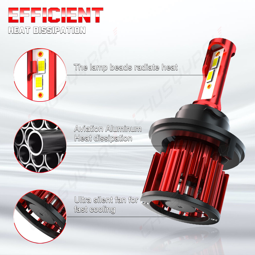 For Mitsubishi Eclipse 2006-2012 LED Headlight High Low Beam & Fog Light Bulbs