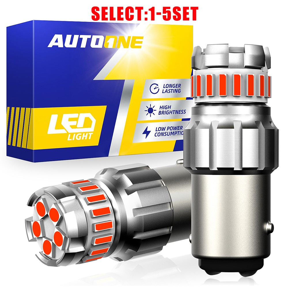 1157 7528 Red LED Brake Tail Light Bulbs Error Free CANBUS Plug&Play 2057 2-10X
