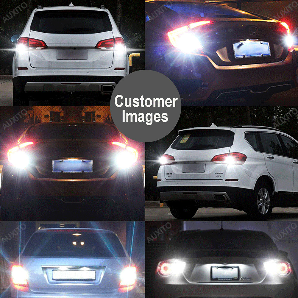 2400LM 6500K No Error Canbus 921 912 T15 W16W LED Backup Reverse Light Bulb 12V