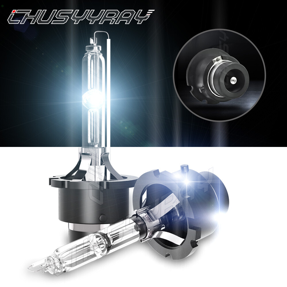 2x D2S 55W 6000K HID Xenon Replacement Low/High Beam Headlight Lamp Bulbs White