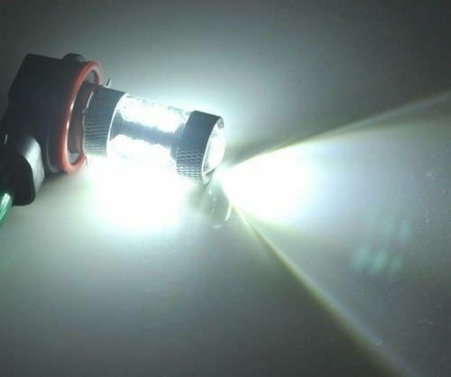 2X H8 H11 COB LED 6000k Super White High Power 160W Fog Light Bulbs Lamp Set