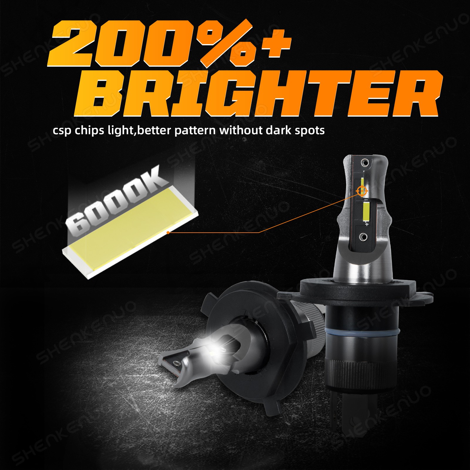 High Power LED Headlight H4 Bulbs for Yamaha YZF R1 1998-2002 2003 Lights Bulbs