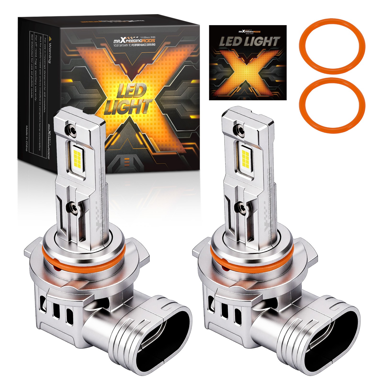 9006 LED Headlight Bulb Kit Low Beam 80000LM Super Bright 6500K White 2PCS