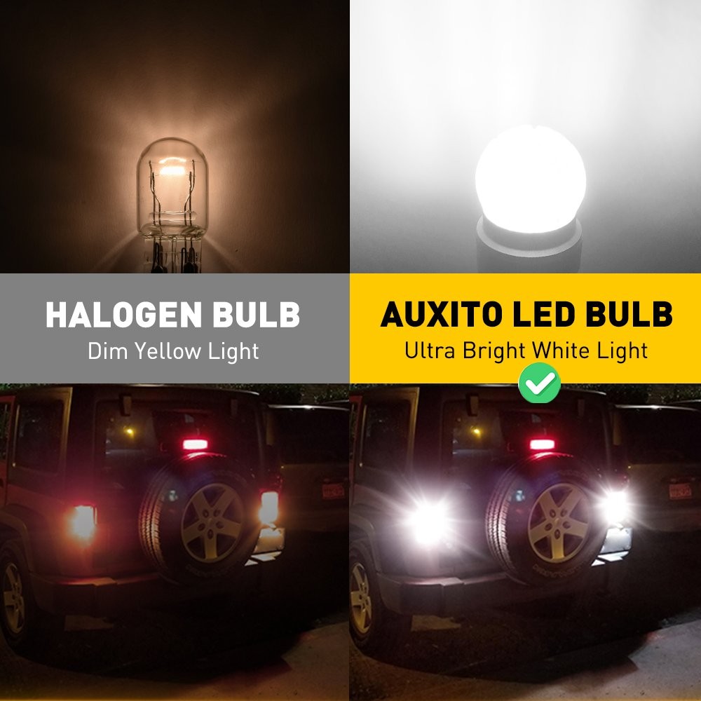 Super 7443 Bright 7440 LED Daytime Running Lamps Light Replace Halogen DRL Lamp