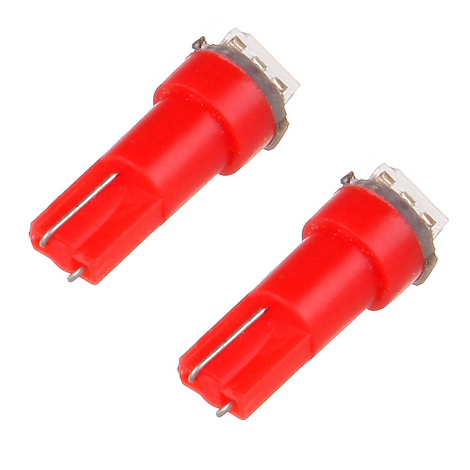 100PCS Pink Dash Indicator LED Light Bulb T5 1-5050SMD Brand New Fit for Honda