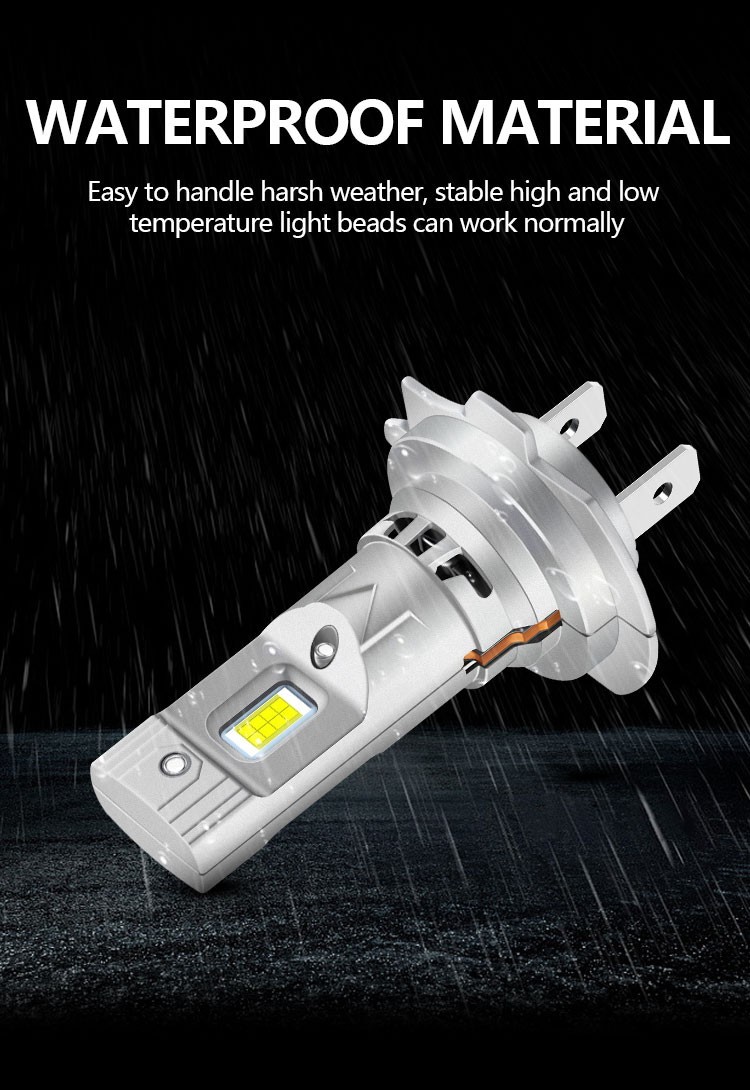12V 62W Car Headlights Car Lighting 360 Degree Beam Angle Aviation Aluminum