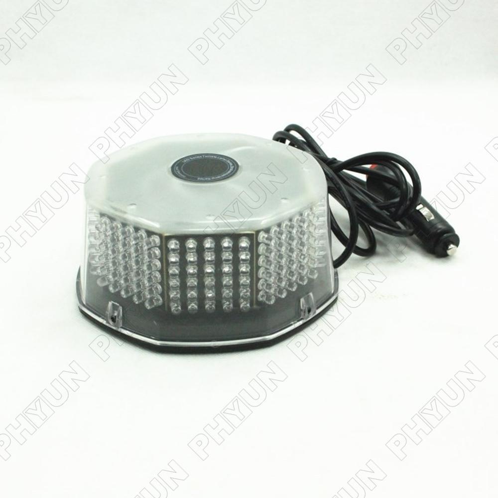 Yellow LED Emergency Vehicle Strobe Warning Beacon Light Octagon Lamp DC 12-24V