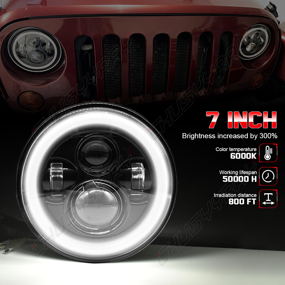 7 inch Led Headlights for Mercedes Benz G500 G55 AMG 2002 2003 2004 2005 2006