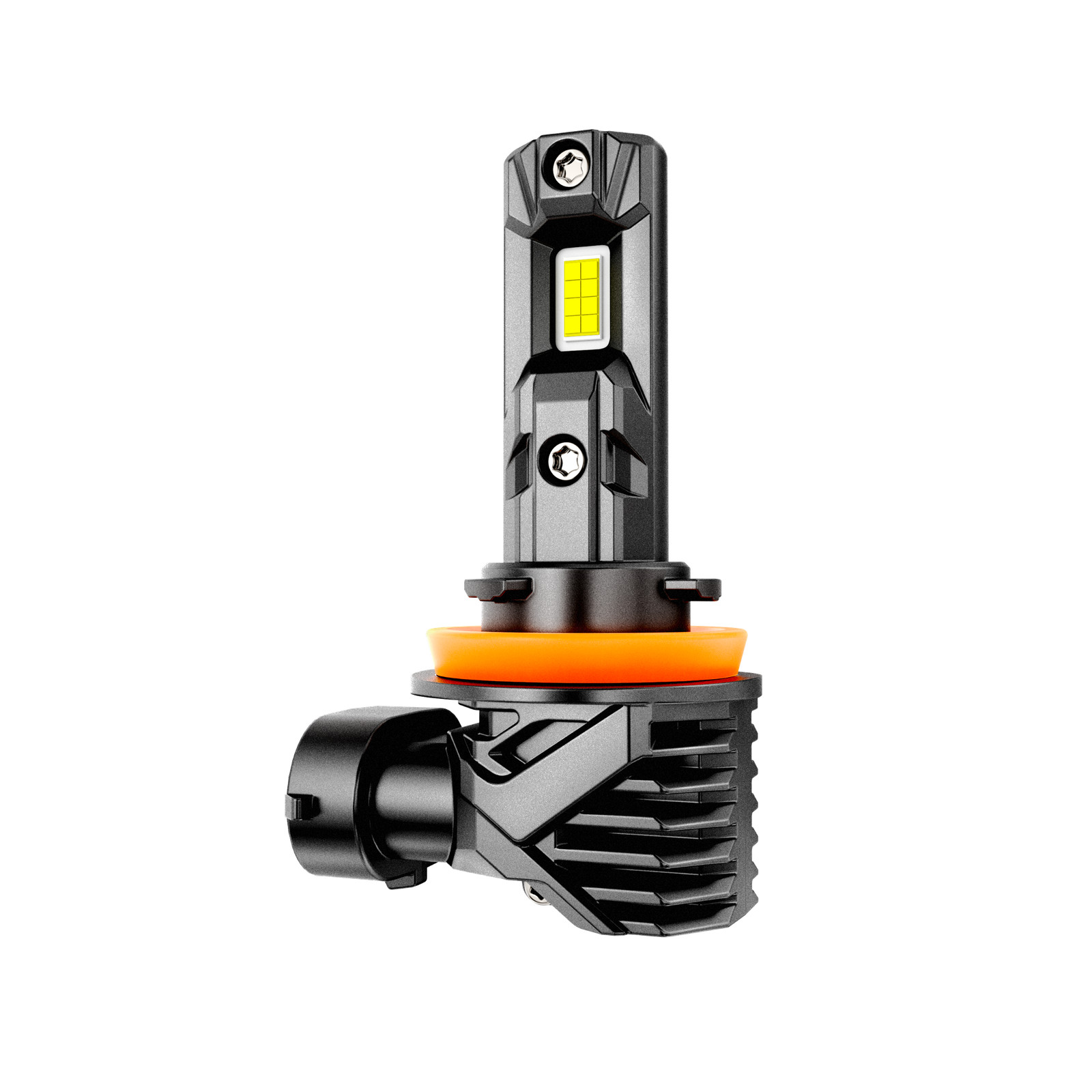 AUXBEAM H11 LED Headlight Kit High Low Beam Bulb White 6500K 24000LM 110W Canbus
