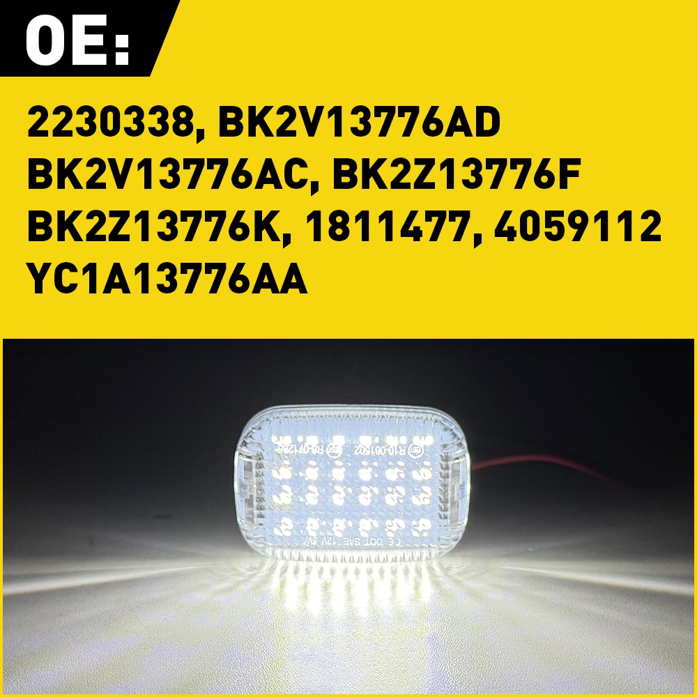 2/6xBK2Z13776K LED Dome Light Assembly For 15-24 Ford Transit 350 Passenger Van