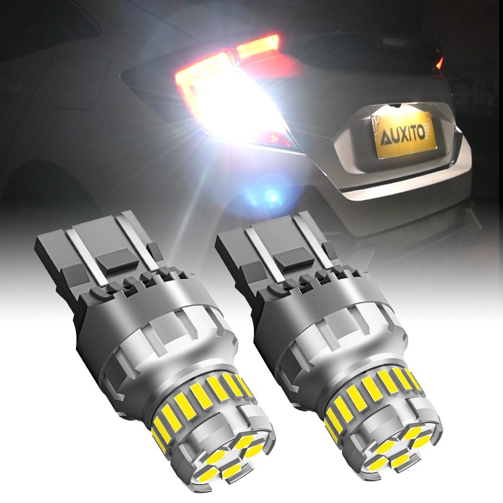 7443 LED Turn Signal DRL Light Bulbs 6500K Pure White 2400LM Super Bright 2-10X