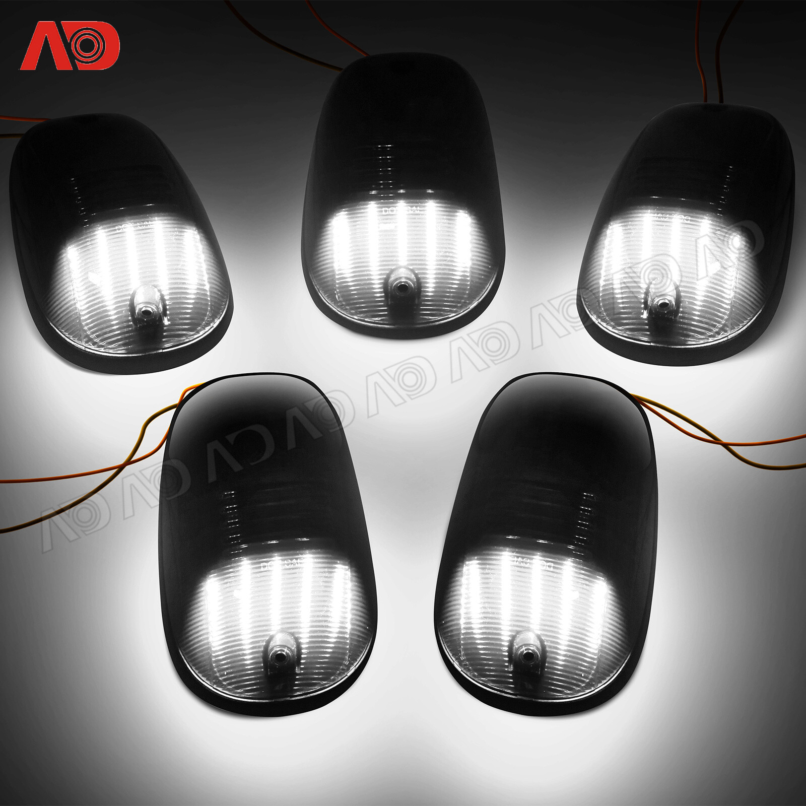 White LED Cab Roof Marker Running Light For Dodge Ram 1500 2500 3500 4500 5500
