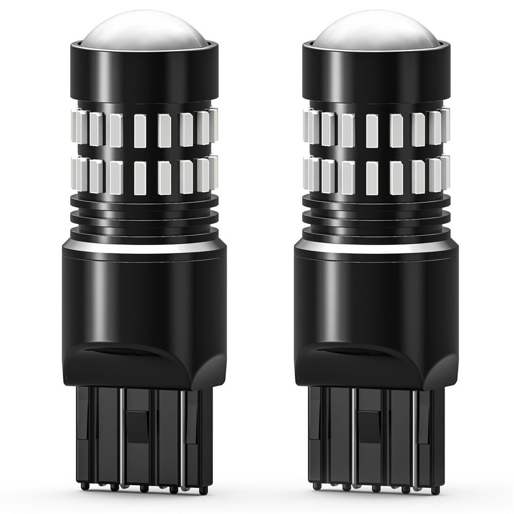 AUXITO 7443 2X 7440 LED Red Flash Strobe Blinking Brake Tail Bulb Light/Parking