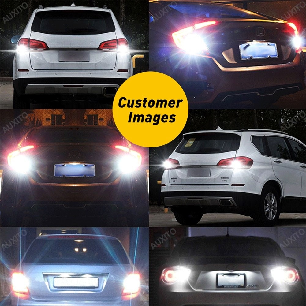 AUXITO LED Reverse Back Up Light Bulb 921 912 W16W 904 906 916 HID White T15