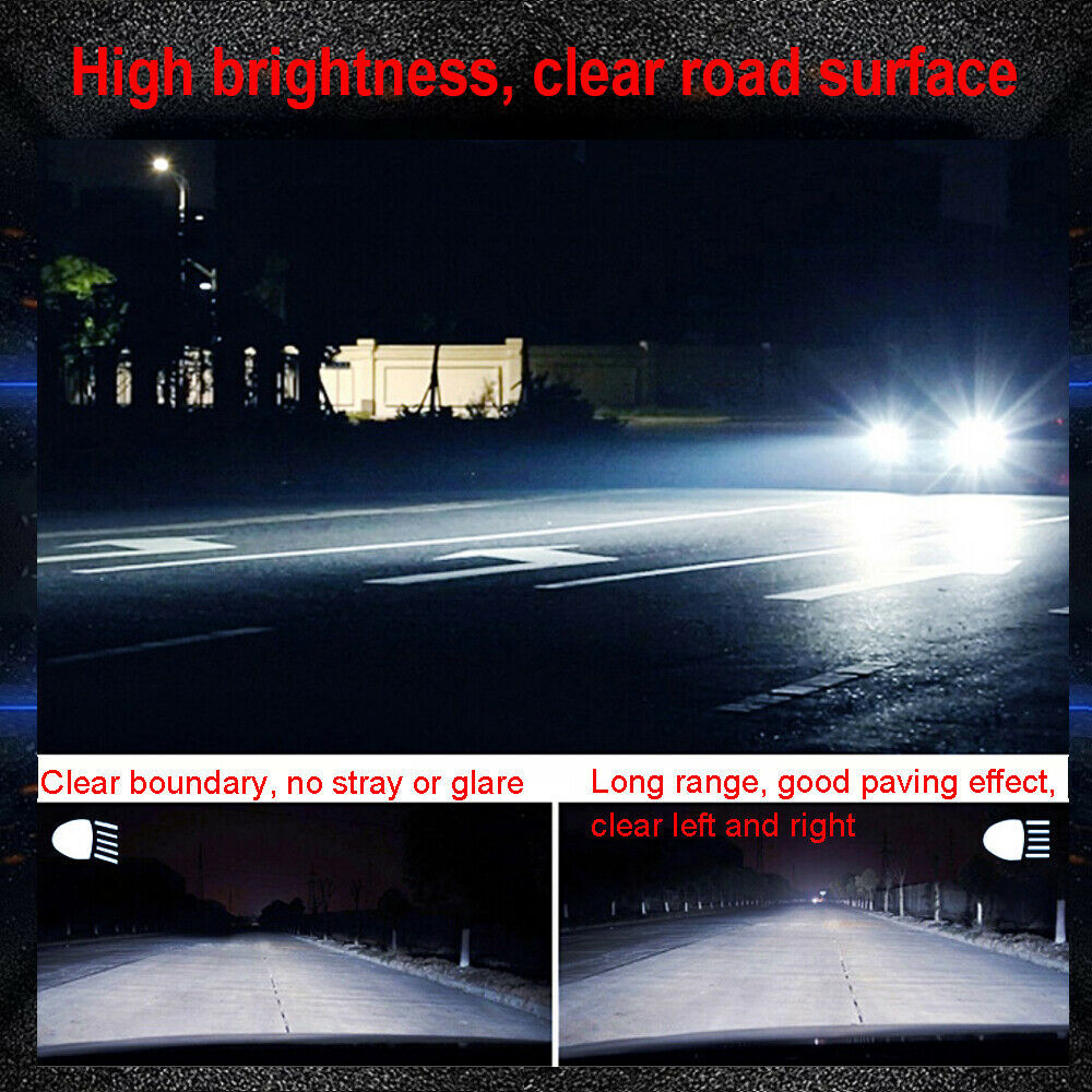 For Chevrolet Colorado 2015-2024 4x LED Headlight Hi Low Beam Bulbs Kit White