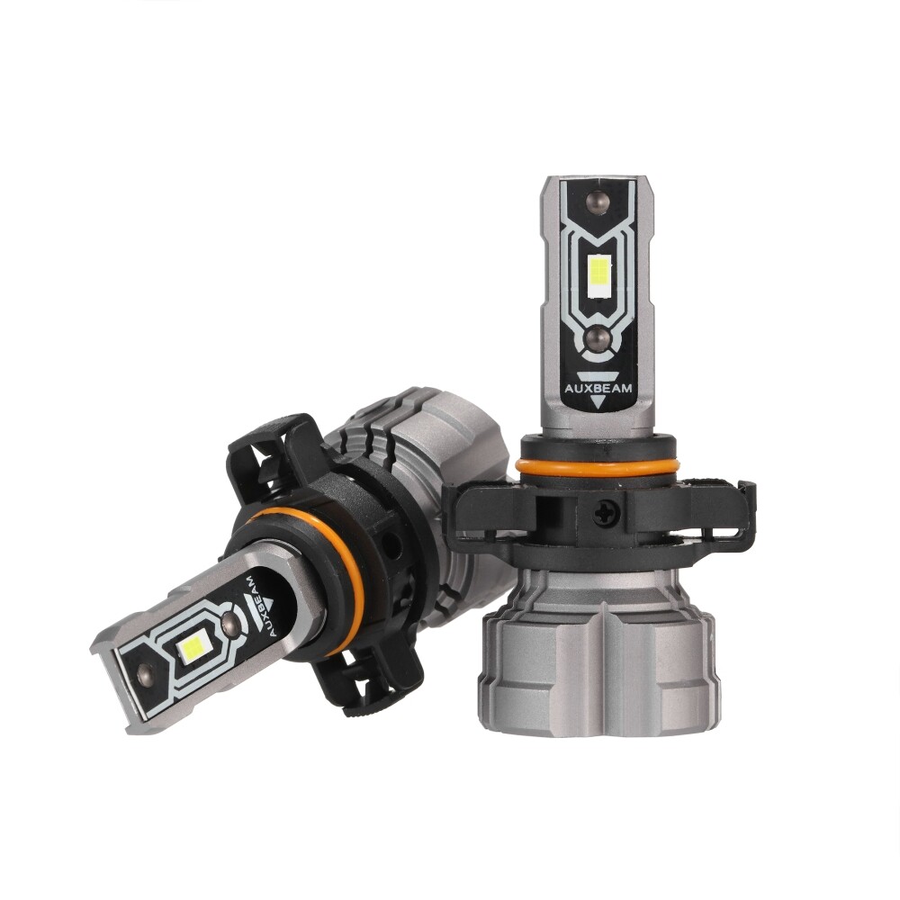 AUXBEAM H16 5202 50W 12000LM LED Fog Light Bulbs Driving DRL Lamps 6500K Fanless