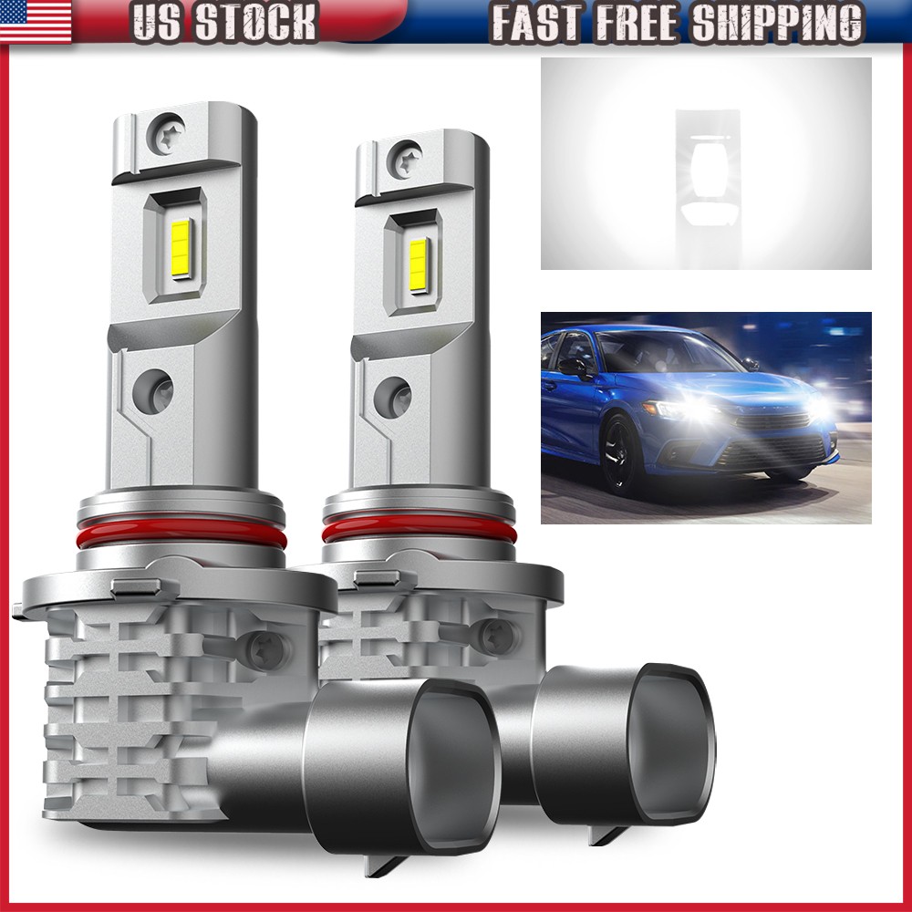 2X NEW Auxito CSP 9005 LED Headlight Bulb Plug and Play 6500K Cool Super Bright
