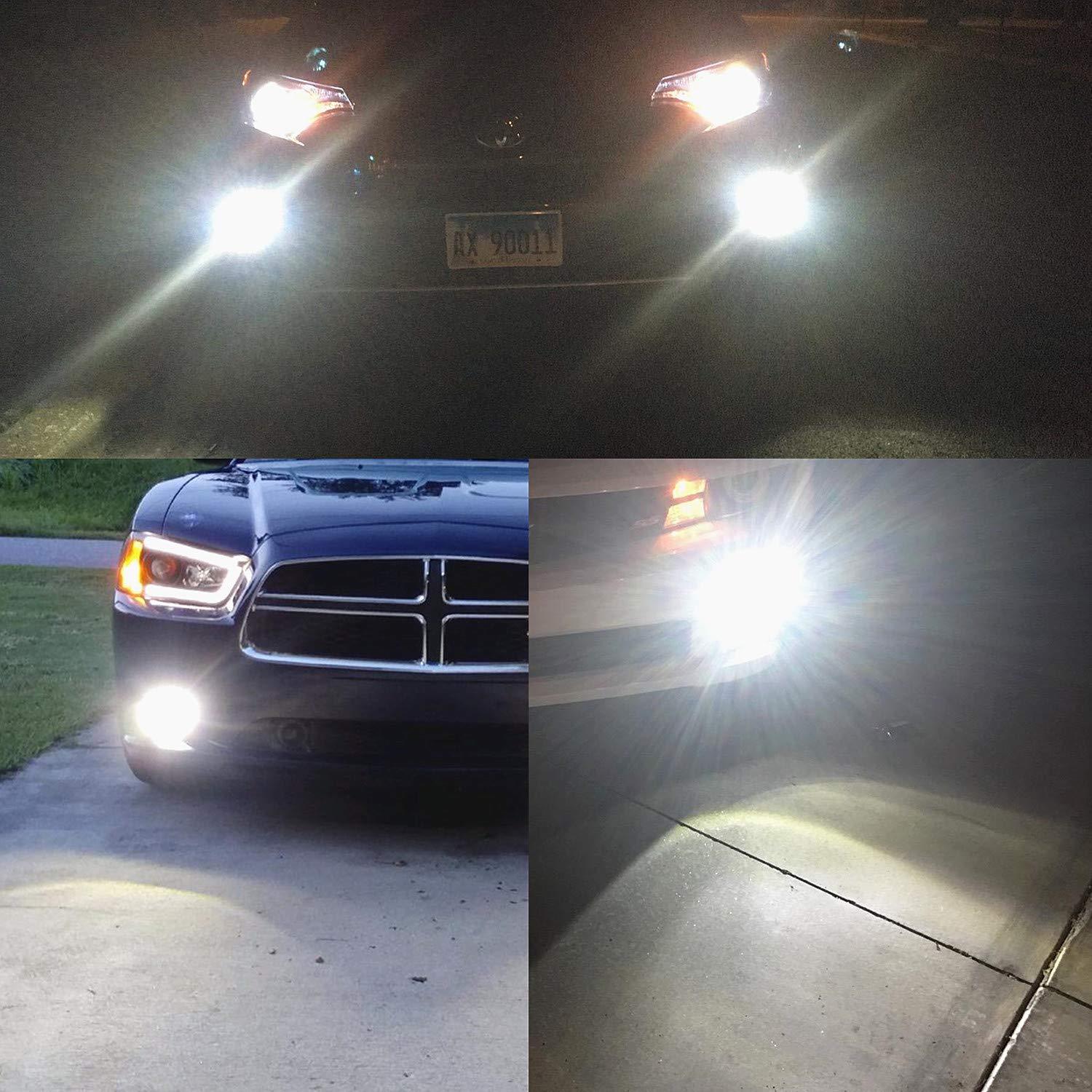 Alla 9006 LED Switchback,Fog Light Bulb|Headlight White YELLOW Bi-Color Changing