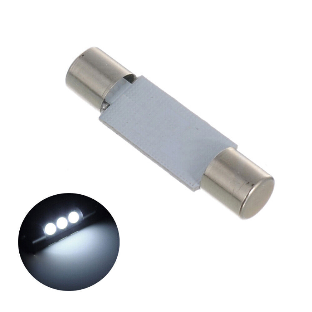 16X 5050 3-SMD 31mm 6641 Fuse LED Bulbs Vanity Mirror Light Sun Visor Lamp White
