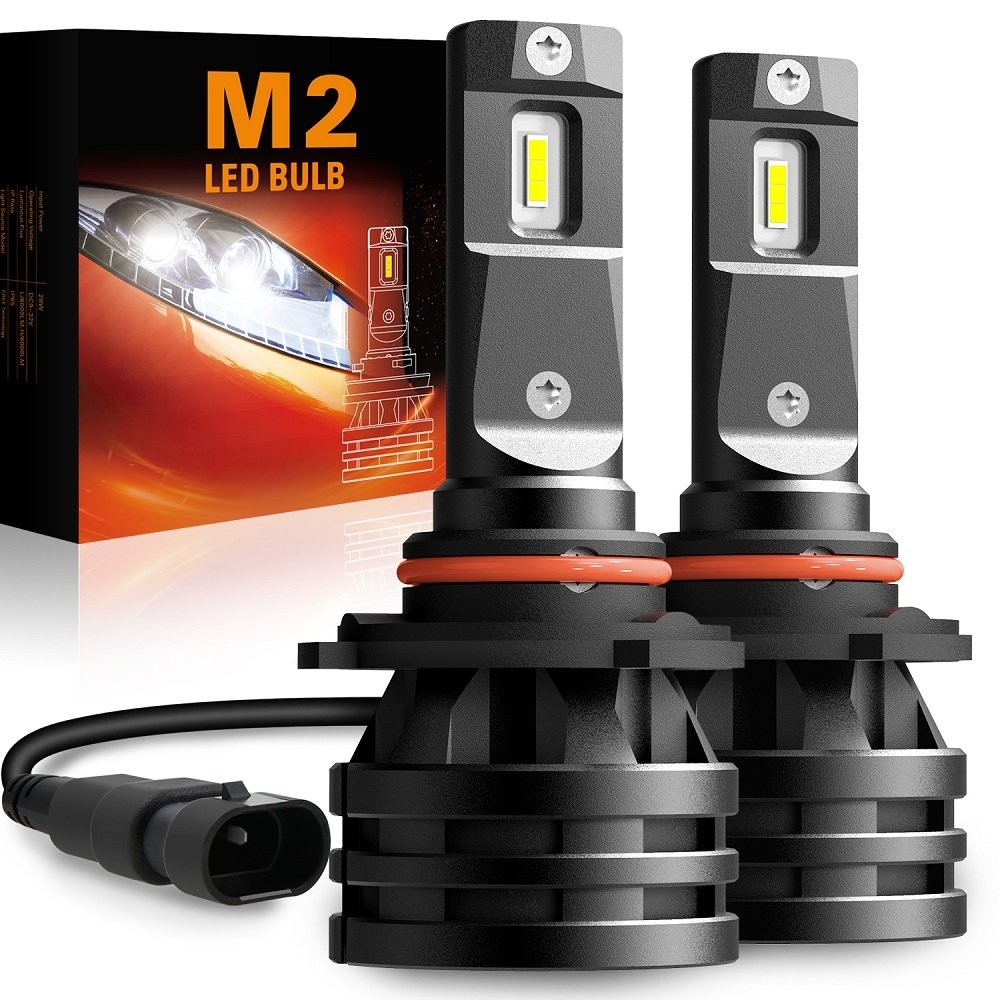 AUXITO 9005 9006 9012 HB3 HB4 Headlight LED High Beam Low Beam Bulb White 6000K