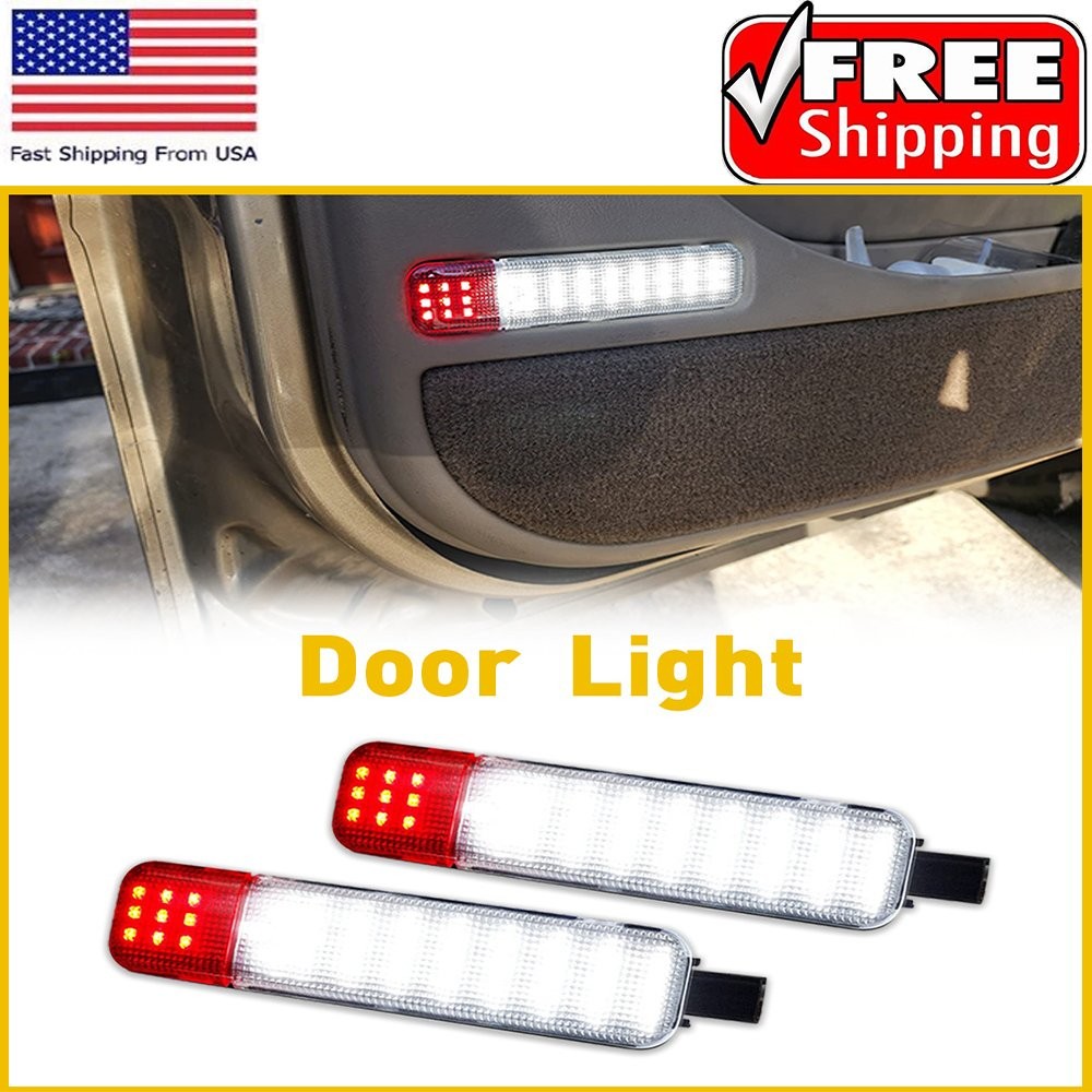 Fit Chevrolet GMC Cadillac Hummer Door Lights Car Left + Right Side Accessories