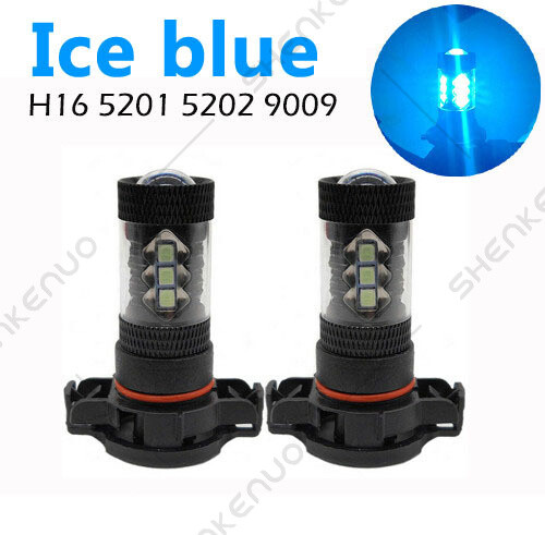 For GMC Sierra 1500 2014-2016 – 4PC 8000K LED Headlights + Fog Lights Bulbs Kit