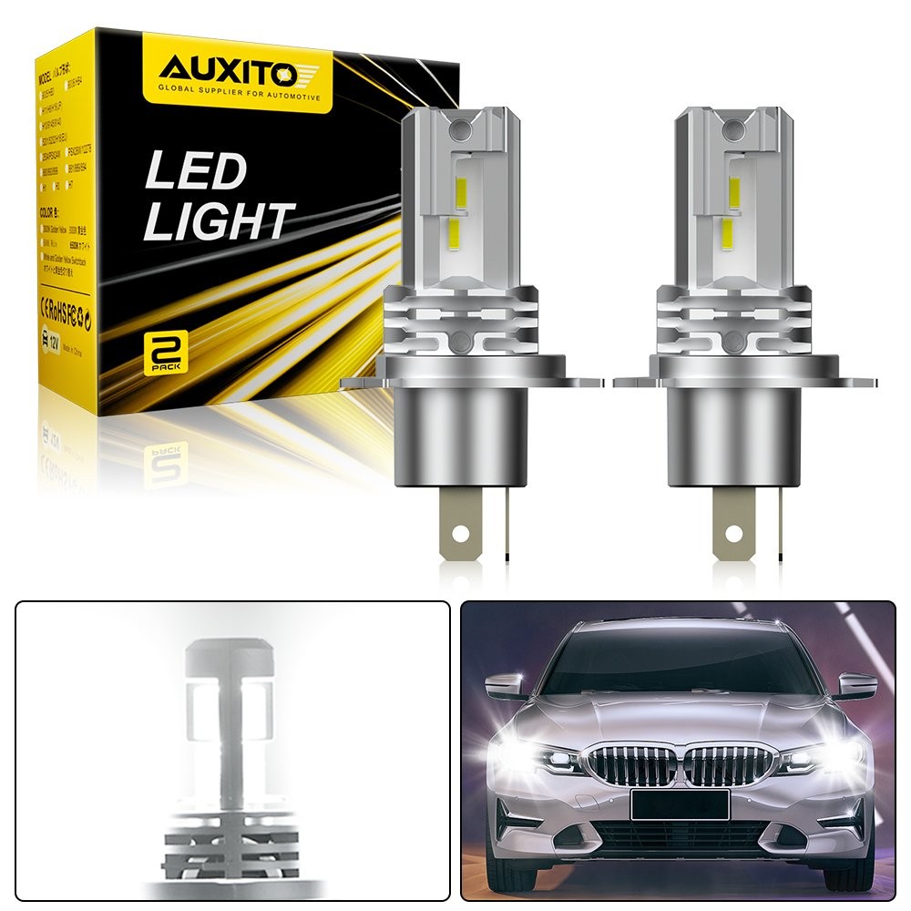AUXITO 20000LM 140W LED 9003 H4 Headligh Kit Hi Low Beam White SMD Bulb M4 Serie