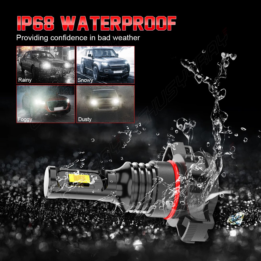 6X LED Headlight Blubs+ Fog Light kit For 2007-2019 Silverado 1500 2500 HD