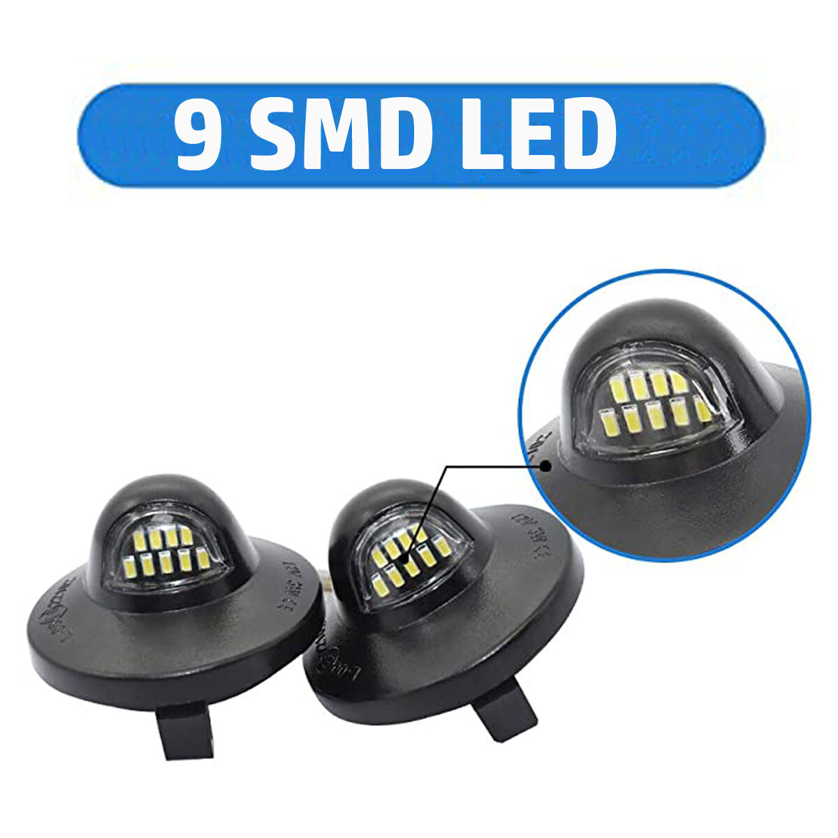 LED License Plate Light Lamp Assembly Replacement For Ford F150 F250 Super Duty