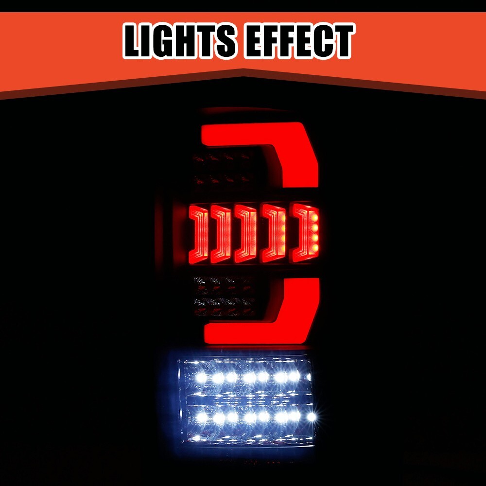 For 2000-2006 Chevy Suburban Tahoe GMC Yukon LED Tail Lights Lamps 00-06 Clear