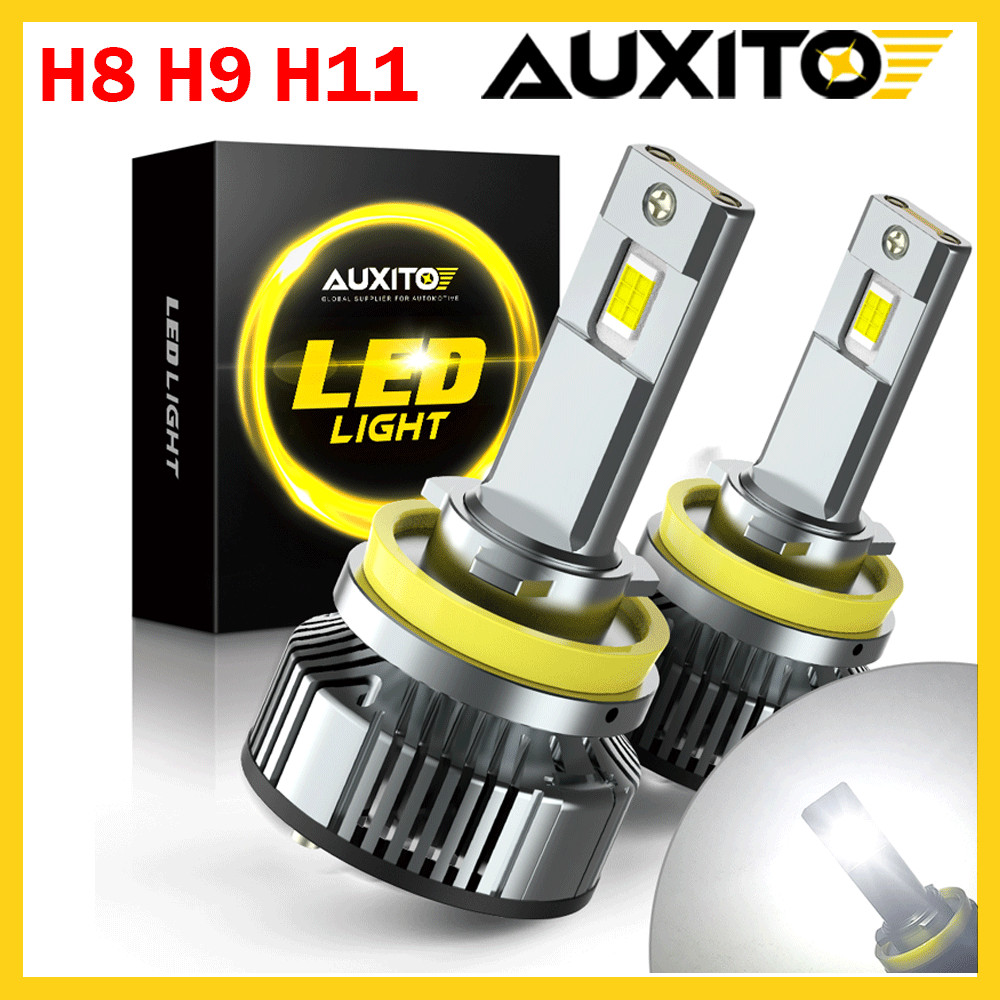 H11 LED Headlight Super Bulbs Bright 6500K White 40000LM HIGH/LOW BEAM 1-10Set