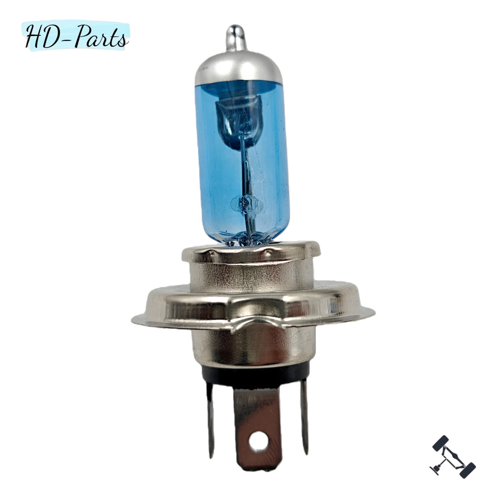 2pcs Bulbs H4 9003 Bright Halogen 100W Bulbs Headlights Lamps WITH Warm new