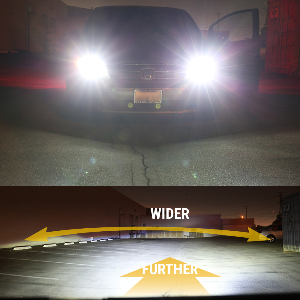 New Syneticusa H7 CSP LED Headlight Kit Low Beam Light Bulbs 6000k White