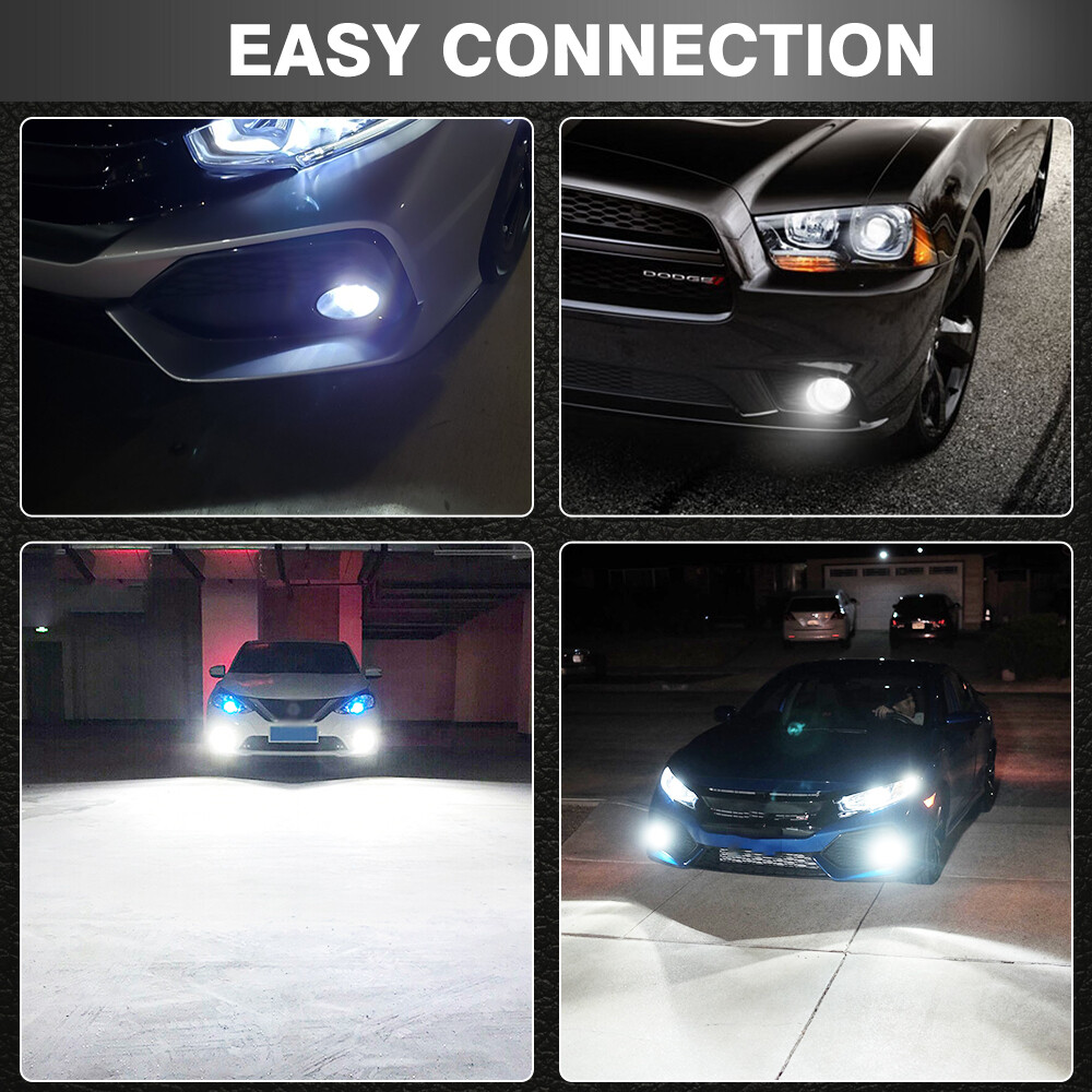 3.0“ Bi LED Projector Len Fog Light For Toyota Corolla/Yaris/Auris/Camry Black