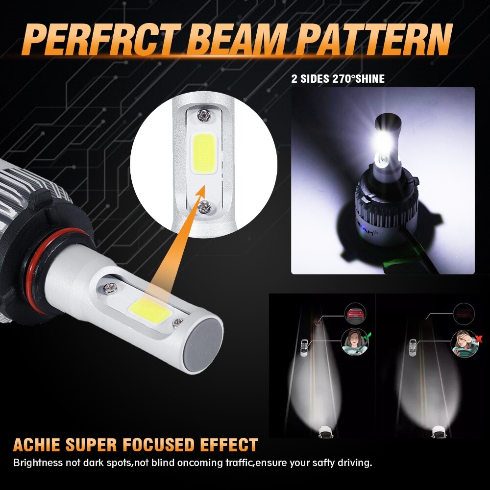AUXBEAM 9005 LED Headlights Conversion Kit High Beam for Honda CR-V 2015-2021