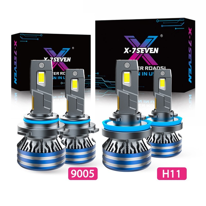 X-7SEVEN x4 9005 H11 LED Combo High Low Beam Headlights Bulbs Super Bright 150W