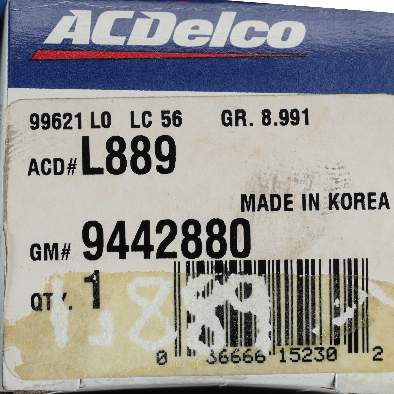 GENUINE GM OEM NOS AC DELCO LAMP L889 BACK UP LIGHT BULB OEM NEW 9442880