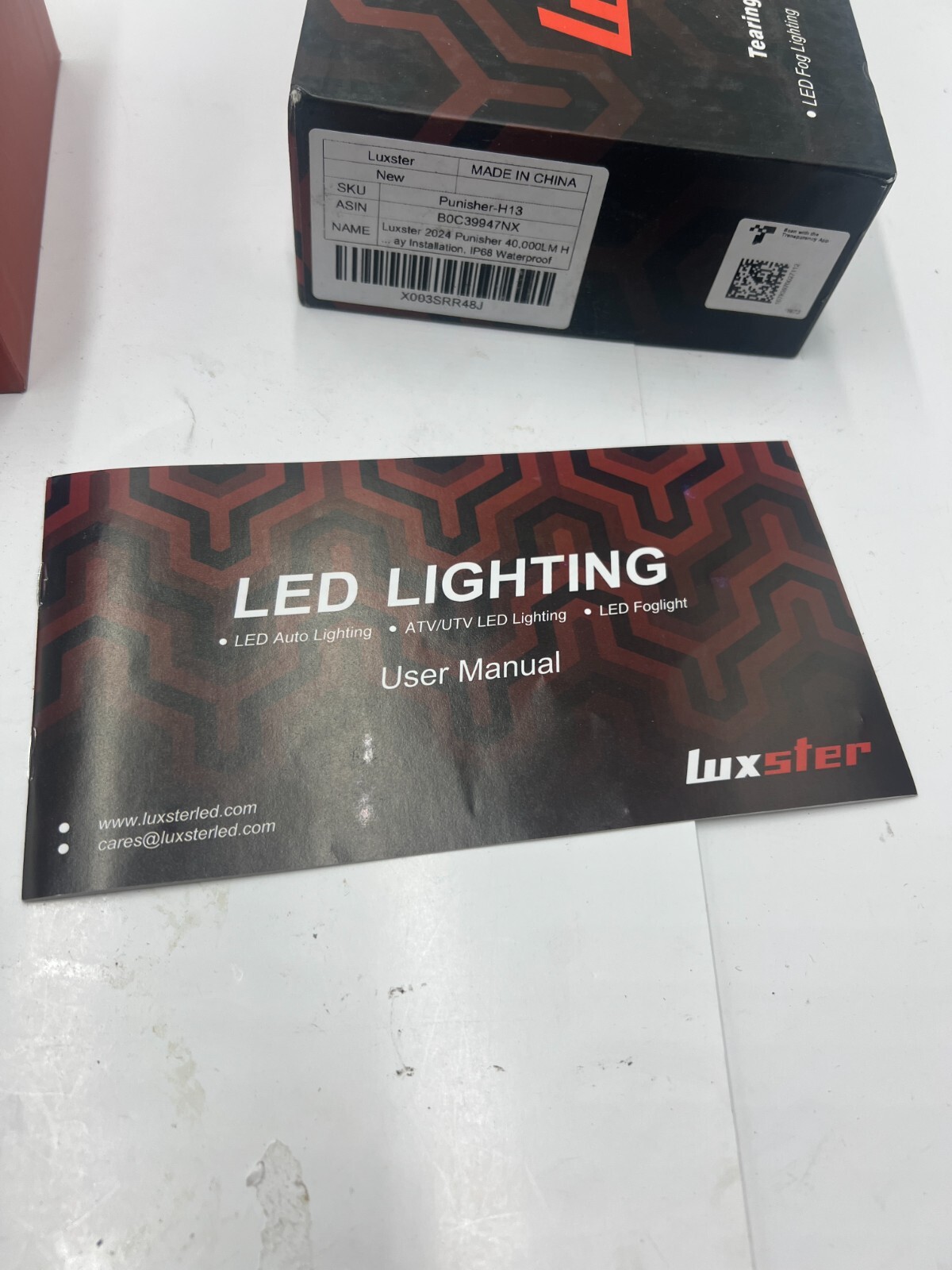(QTY 2) Luxster ‎Punisher-H13 40,000LM H13 2024 LED Bulb IP68 Waterproof
