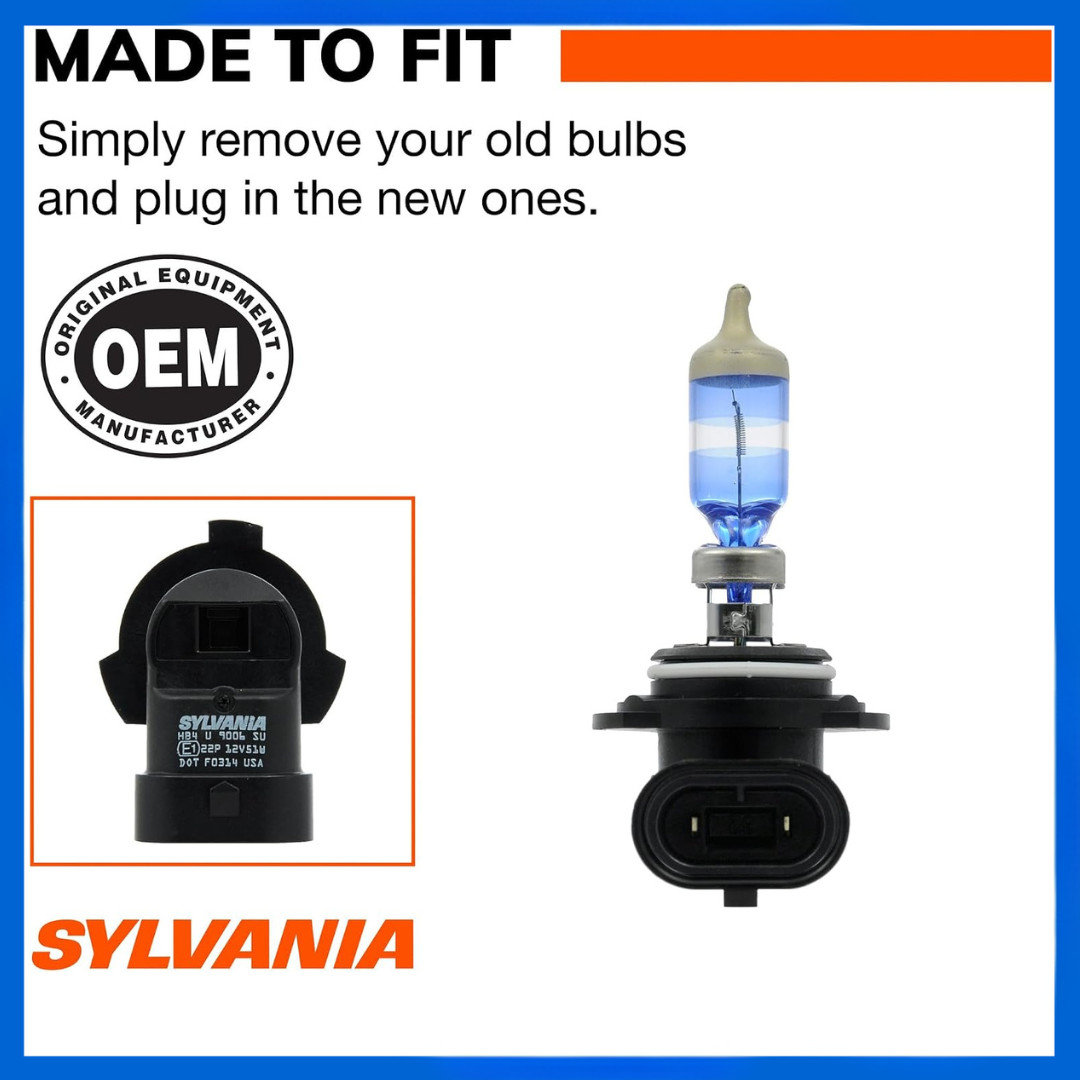 SYLVANIA 9006 SilverStar Ultra Halogen Headlight Bulbs Fog Light 2 Bulbs