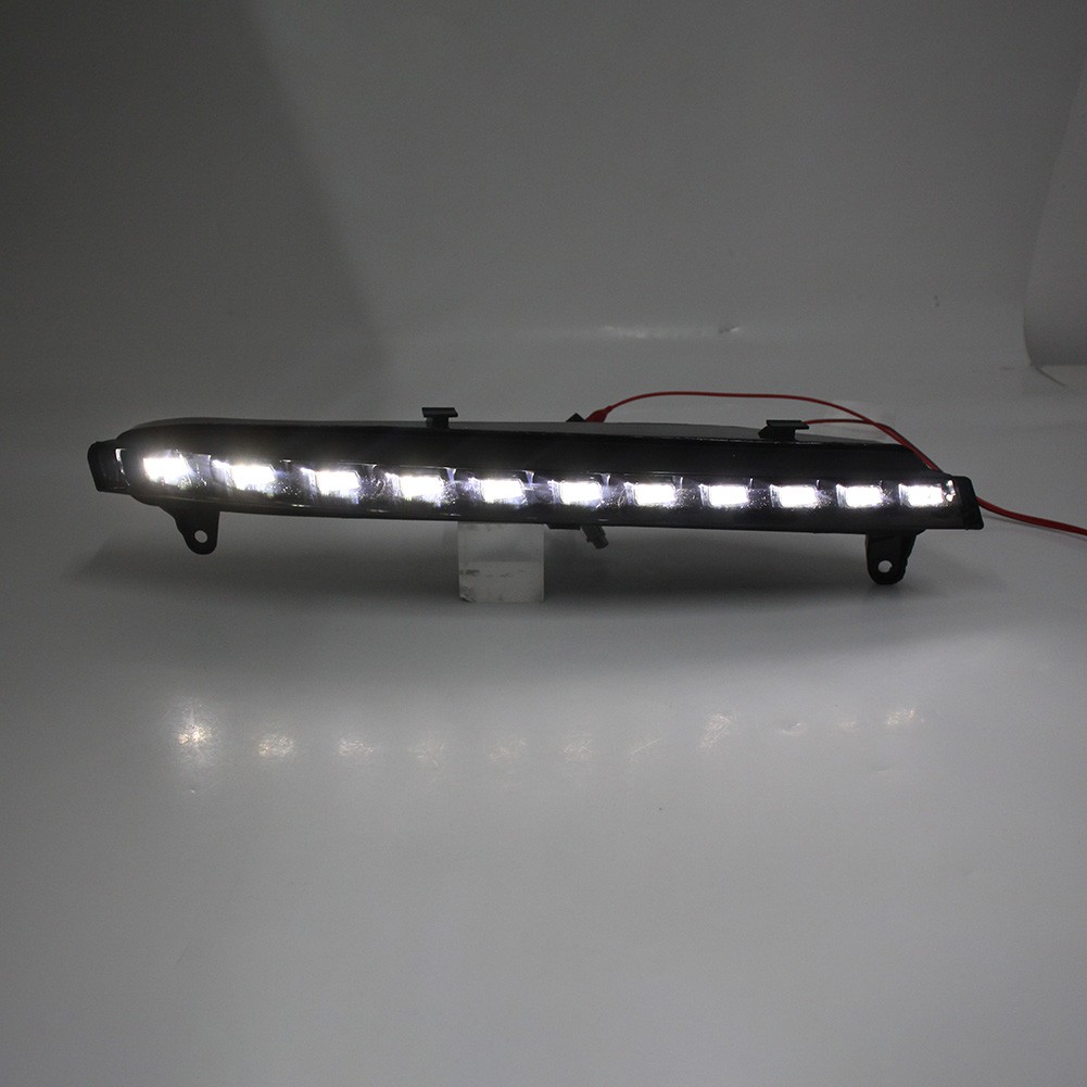 Pair For Audi Q7 2006-09 07 LED Daytime Running Light DRL Turn Signals Fog Lamps
