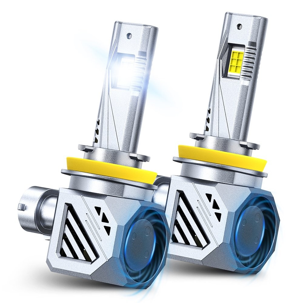 AUXITO H11 H8 LED Headlight Bulb Low Beam 60W 6000LM Super Bright A1Ultra Series