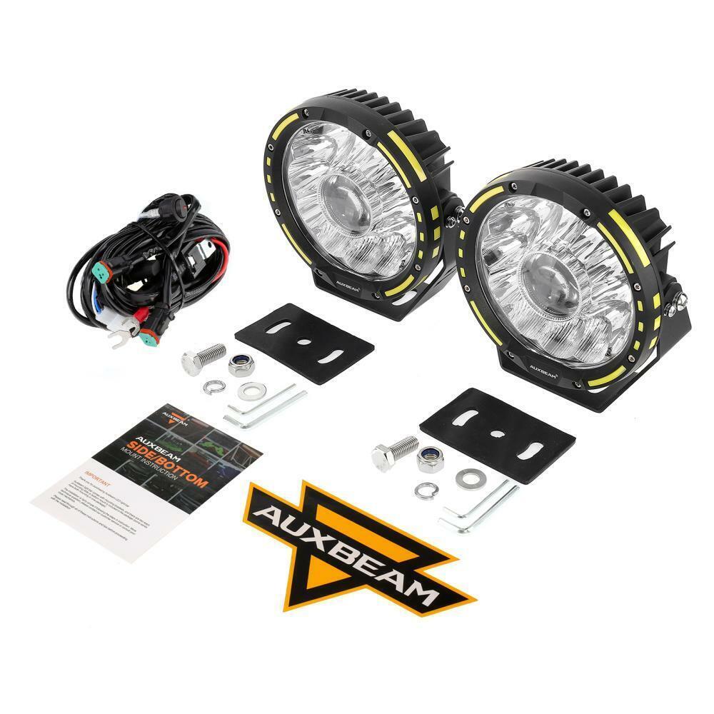 AUXBEAM 4x 360-PRO 720W 7″INCH LED Work Lights Pods Offroad Driving ATV UTV 4WD