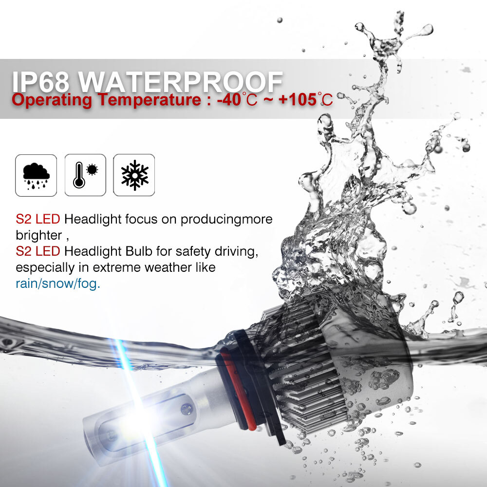 9005/HB3 + H11/H9/H8 LED Headlights Hi-Low Bulbs 6000K For Ford F-150 2015-2020