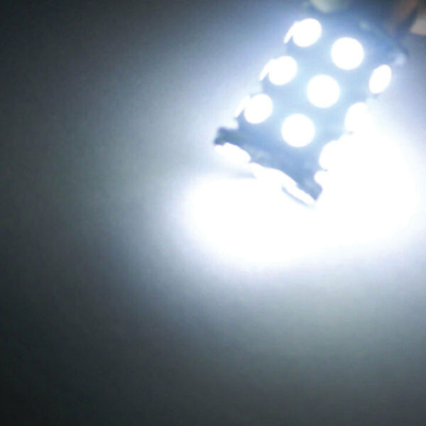 Jtech 2x 1142 BA15D 27 SMD White LED Super Bright Bulb for Boat Marine RV Camper