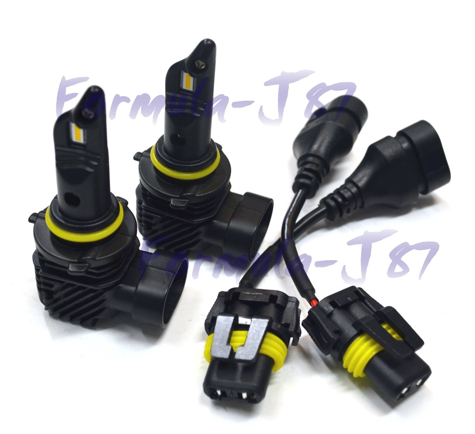 LED 20W 9006 HB4 Orange Two Bulbs Fog Light Replacement Plug Play Upgrade Stock