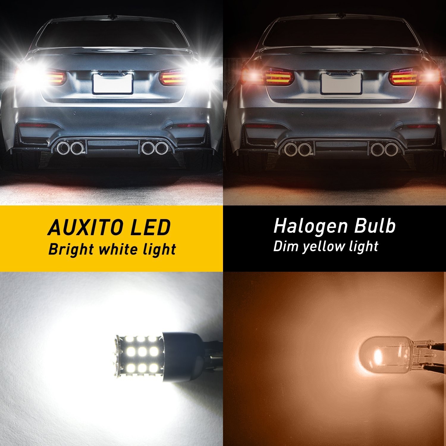 Backup Reverse Light LED Bulbs White Replace Halogen Lamp 7440 7443 7441 1~10Set