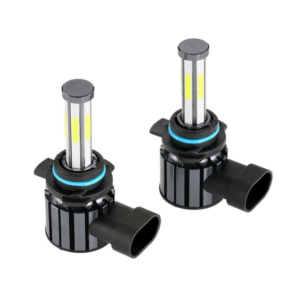 6-sides HIR2 9012 LED Headlight Bulbs Kit High Low Beam 6500K White Super Bright