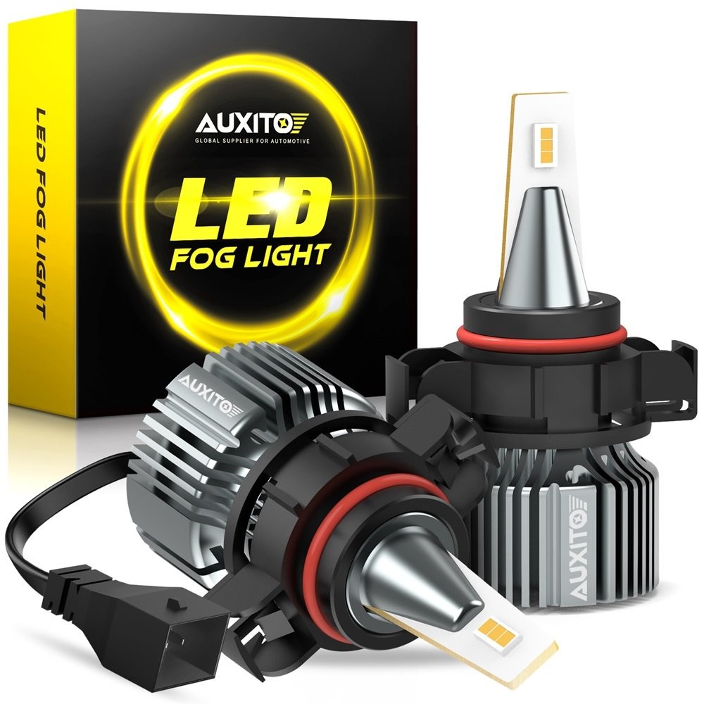 AUXITO Super Bright Daytime Running Light 3000K Amber 5201 H16 LED Fog Light