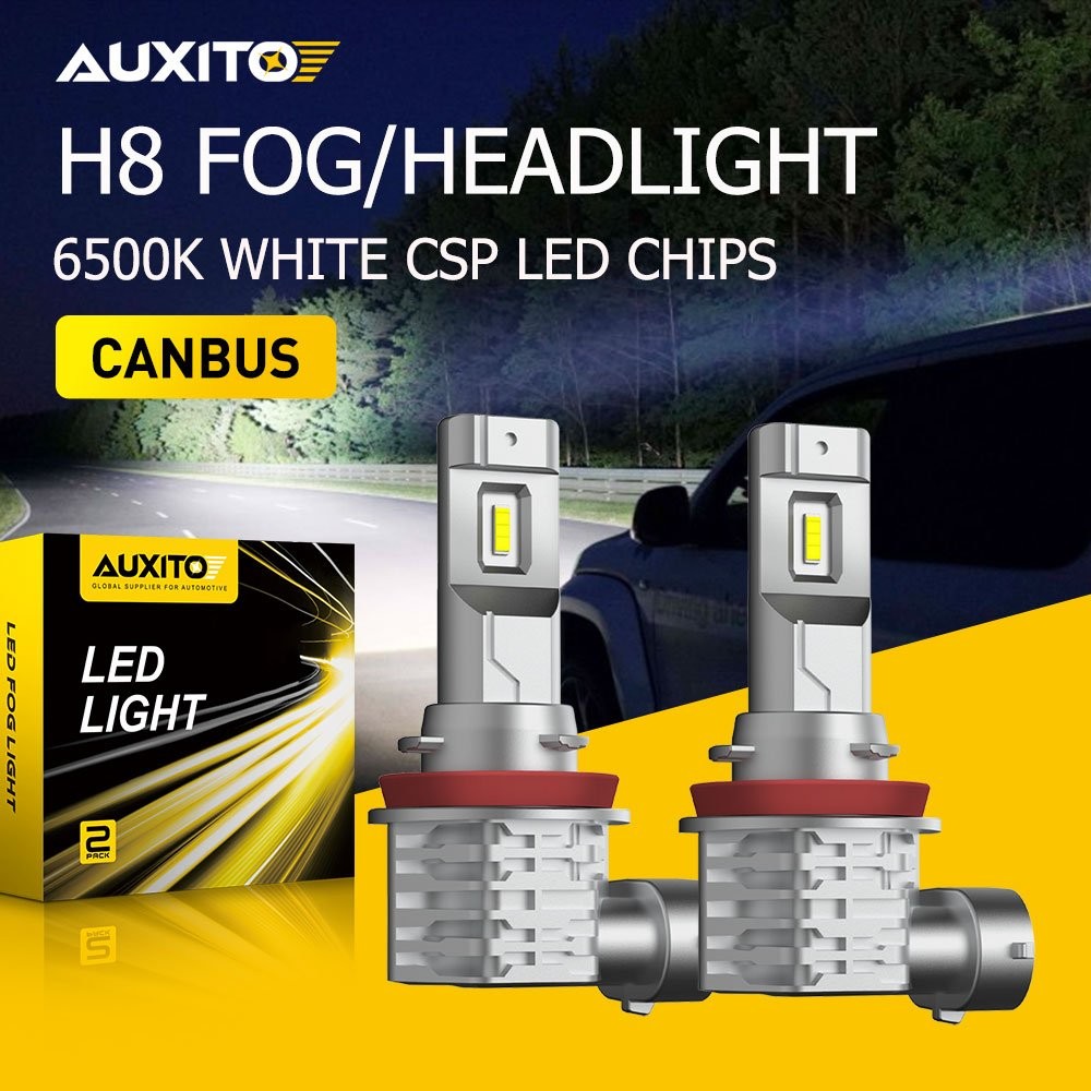 CANBUS H4 9005 9006 H11 H9 H8 H10 LED Headlight or Fog Light 6500K White 20W/PCS