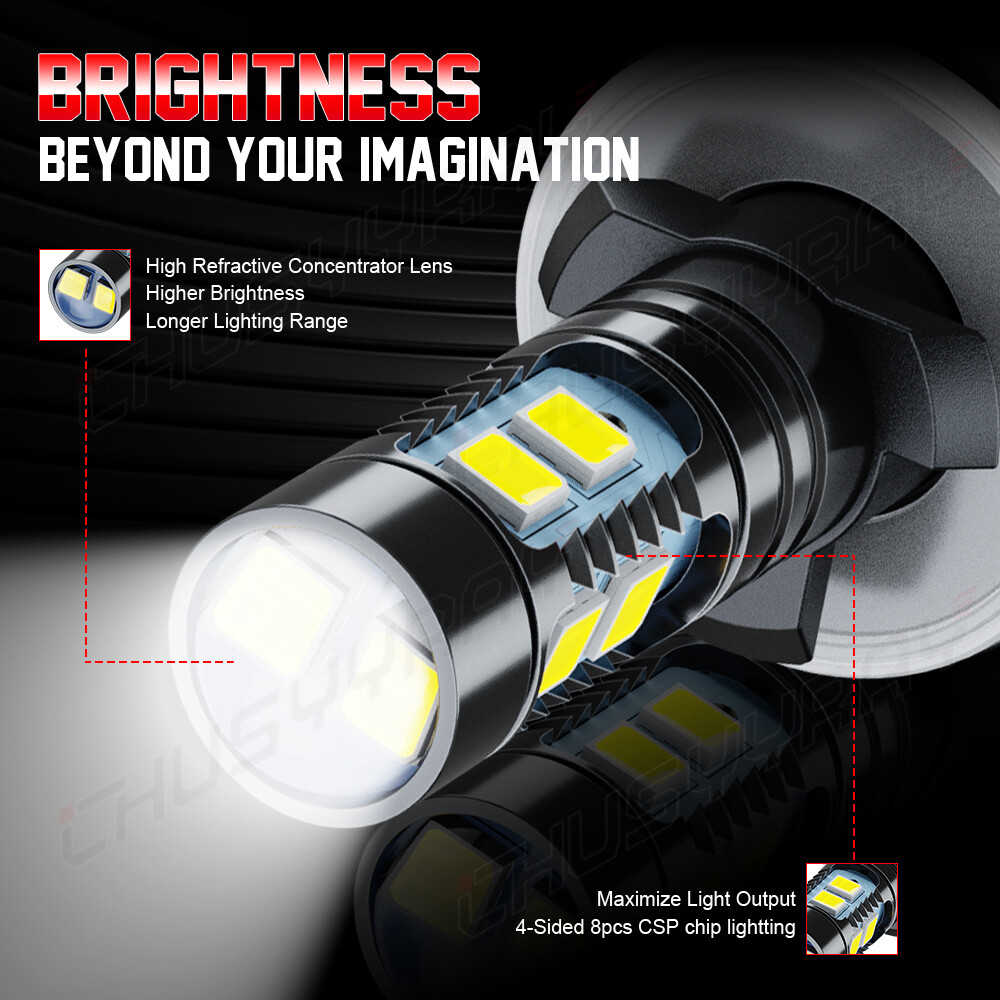 For Hyundai Elantra 2013-2018 Kit H7 H11 LED Headlight 881 Fog Light Combo Bulbs